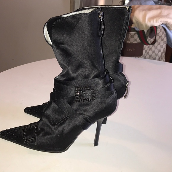 105. Rodolphe Menudier Mid Calf Boots sz 36 retail 1098 - Picture 4 of 8